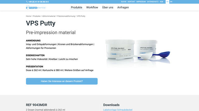 Screenshot: Indigodental VPS Putty