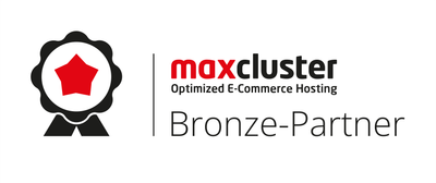 Bronze-Partner-Logo: maxcluster - Optimized E-Commerce Hosting