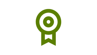 Badge in Grüne als Icon