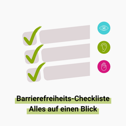 Grafik einer Checkliste mit grünen Haken daran