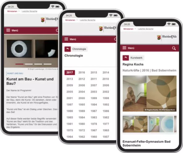 Mobilansicht: Kunst und Bau | Landesregierung Rheinland-Pfalz