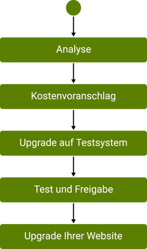 Grafik zum TYPO3-Upgrade