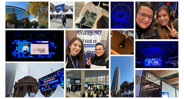 Collage von Bildern vom This is Marketing Event 2024 in Frankfurt am Main